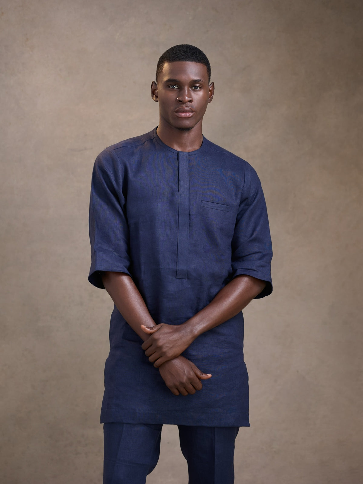 Olamide Linen Senator Set