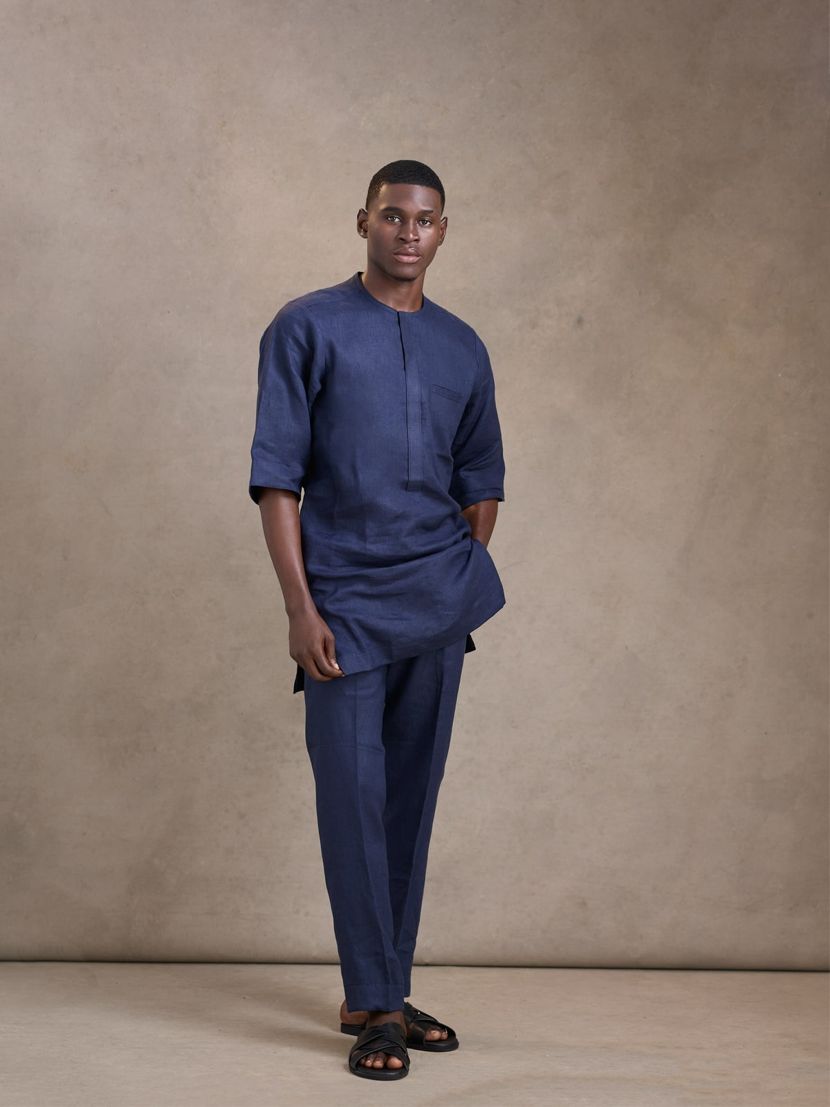 Olamide Linen Senator Set